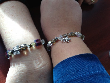 Mom and I bracelets