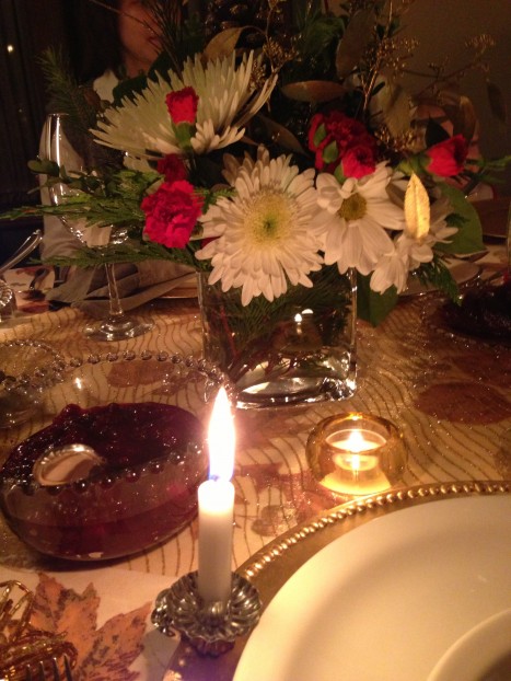 Thanksgiving table setting