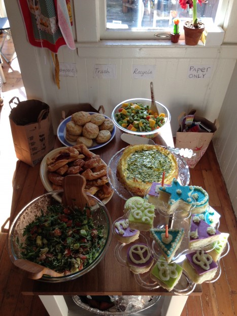 Brunch spread