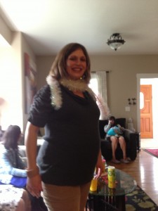 Adie and baby boy bump