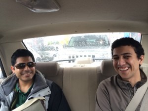 Driving around town