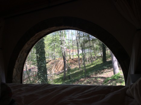 The view from our window the next morning.