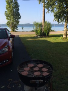 I've never grilled with such a great view