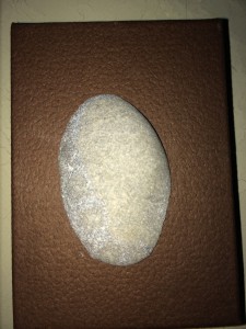 Dry, unpolished stone